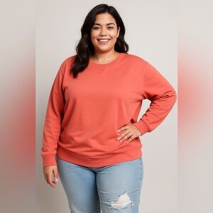 ⭐️St. John's Bay Womens Crew Neck Long Sleeve Pullover Sweater‎ size plus XXL